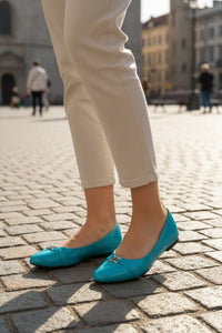Turquoise Glow Flats
