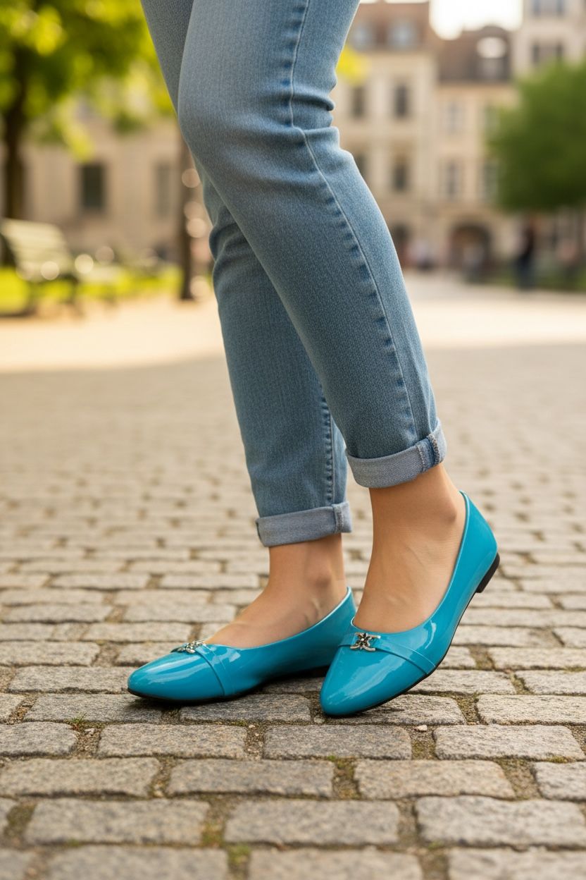 Turquoise Glow Flats