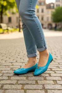Turquoise Glow Flats