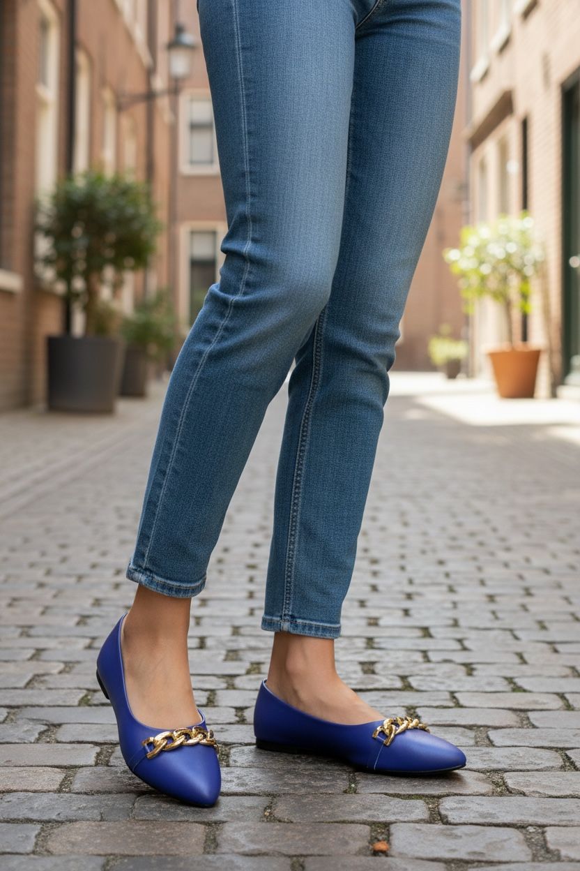 Sapphire chain Flats