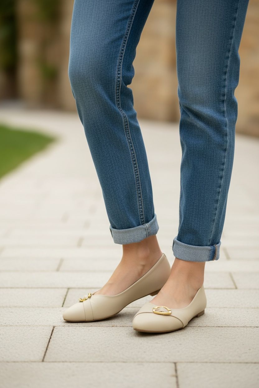 Vanilla elegance flats