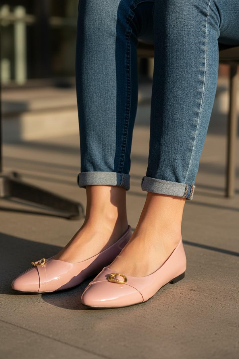 Daily Wear Pink Flats