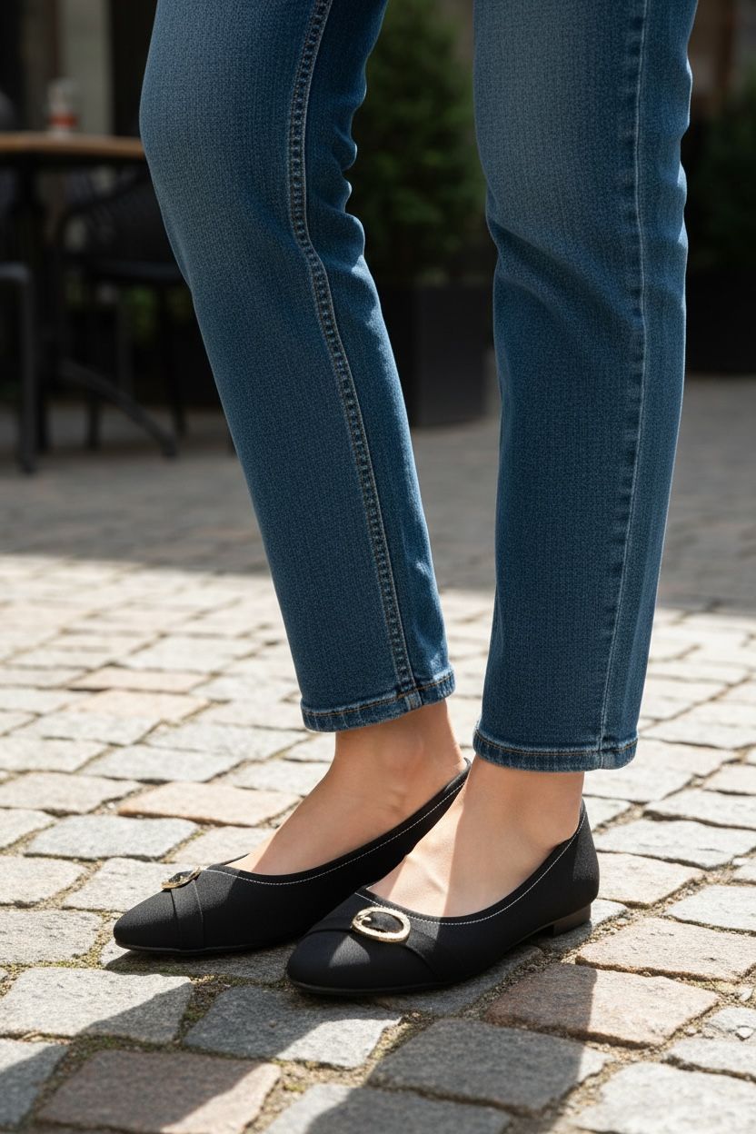 Elegant Black Flat Shoes